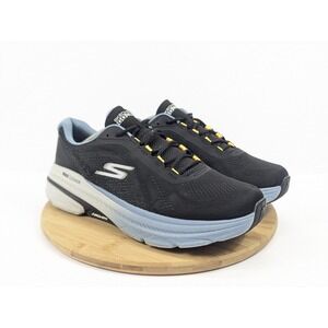 Skechers Go Run Max Cushioning Mens 13 Shoes Arch Fit Black Blue Running Sneaker